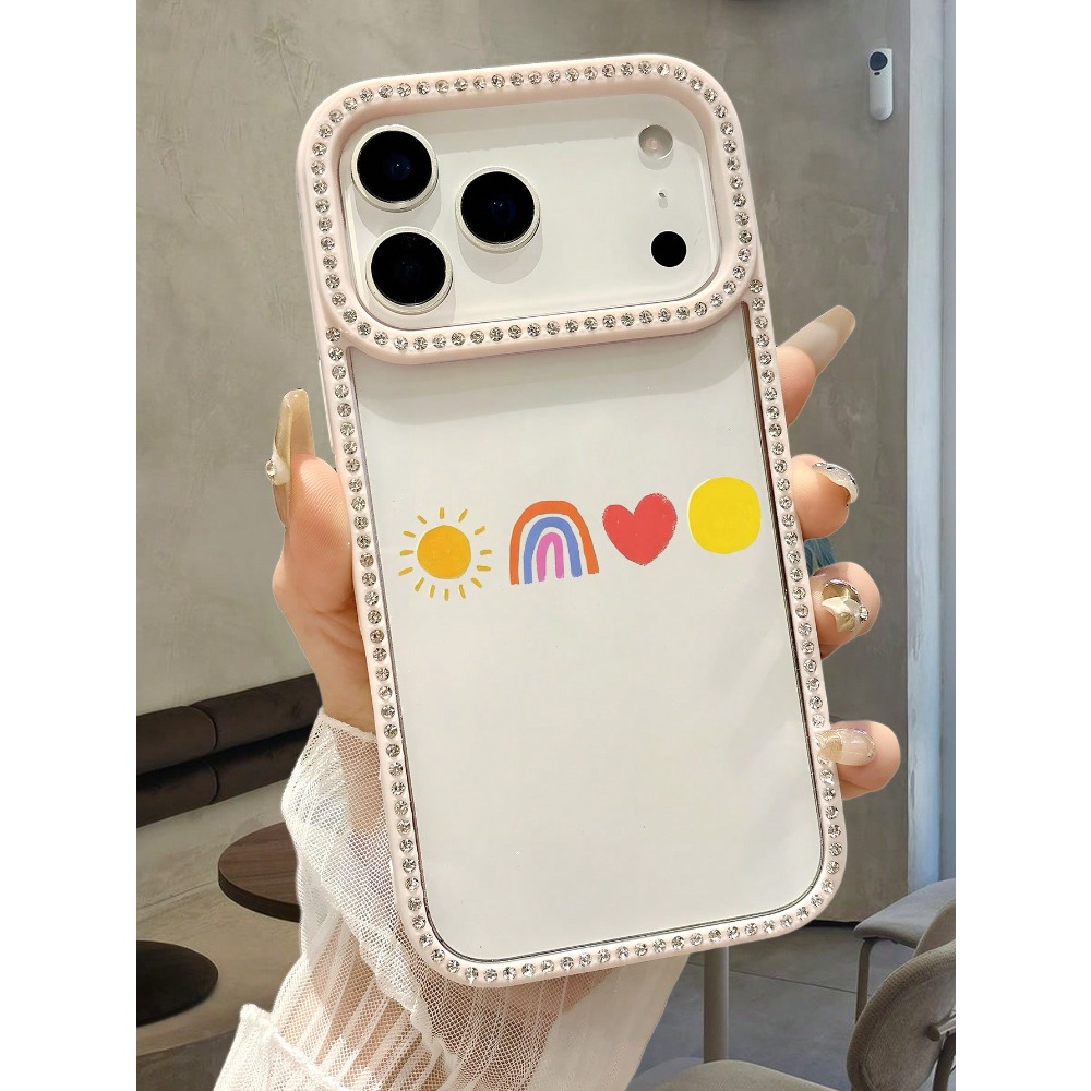 Phone Cases Com - Fun Happy Face Rainbow Print Phone
