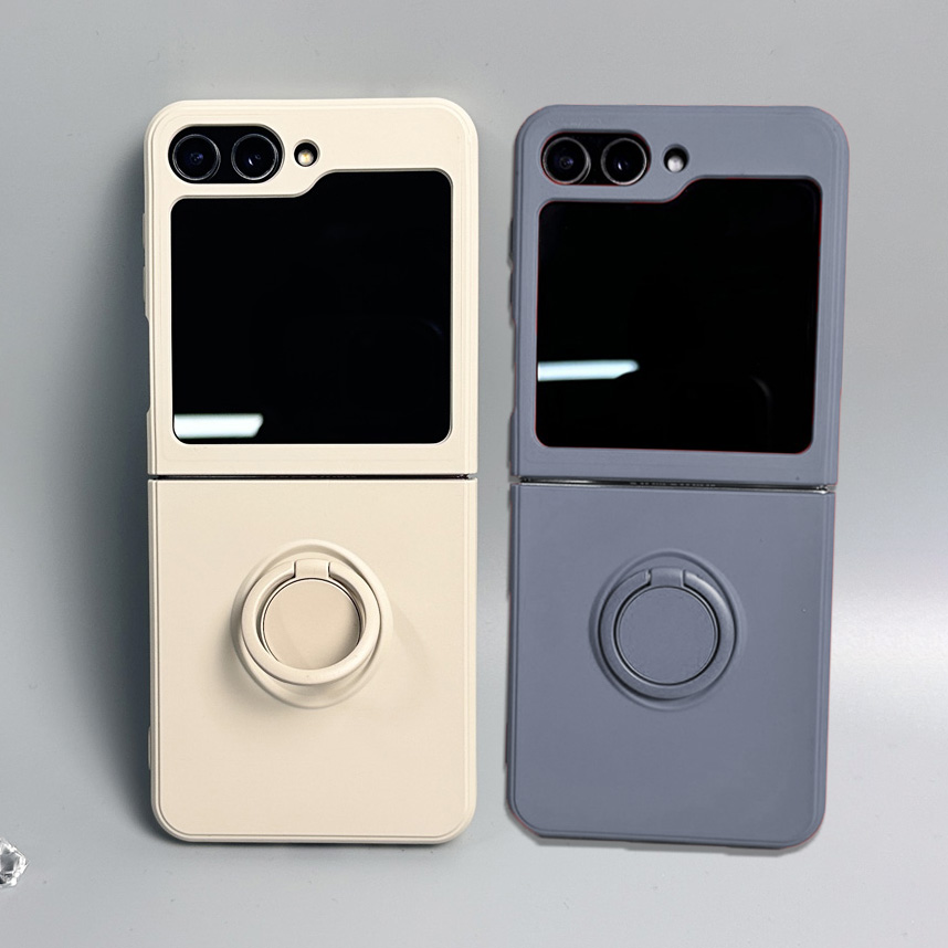 Phone Cases With Stand - Candy Color Liquid Silicone Magnetic Phone