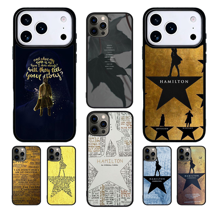 Phone Cases Hamilton - Hamilton Musical Lyrics Pattern Phone Case