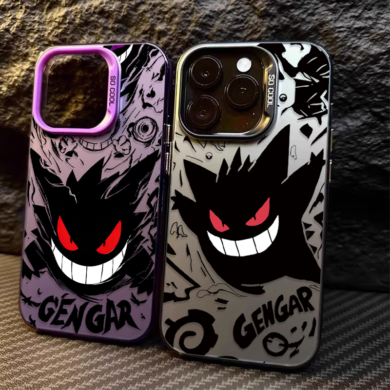 Phone Cases Xr - Cartoon P-Pokemon Gengar Plating Phone Case