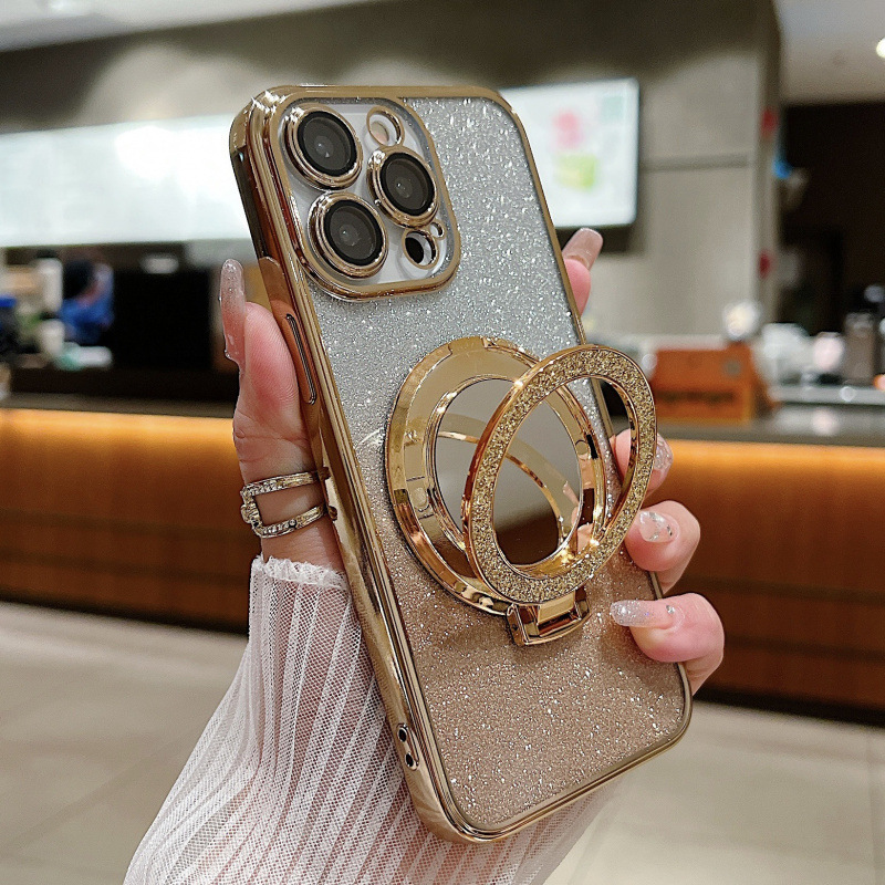 Glitter Mirror Bracket Phone C - Phone Cases Vogue recensie en prijs