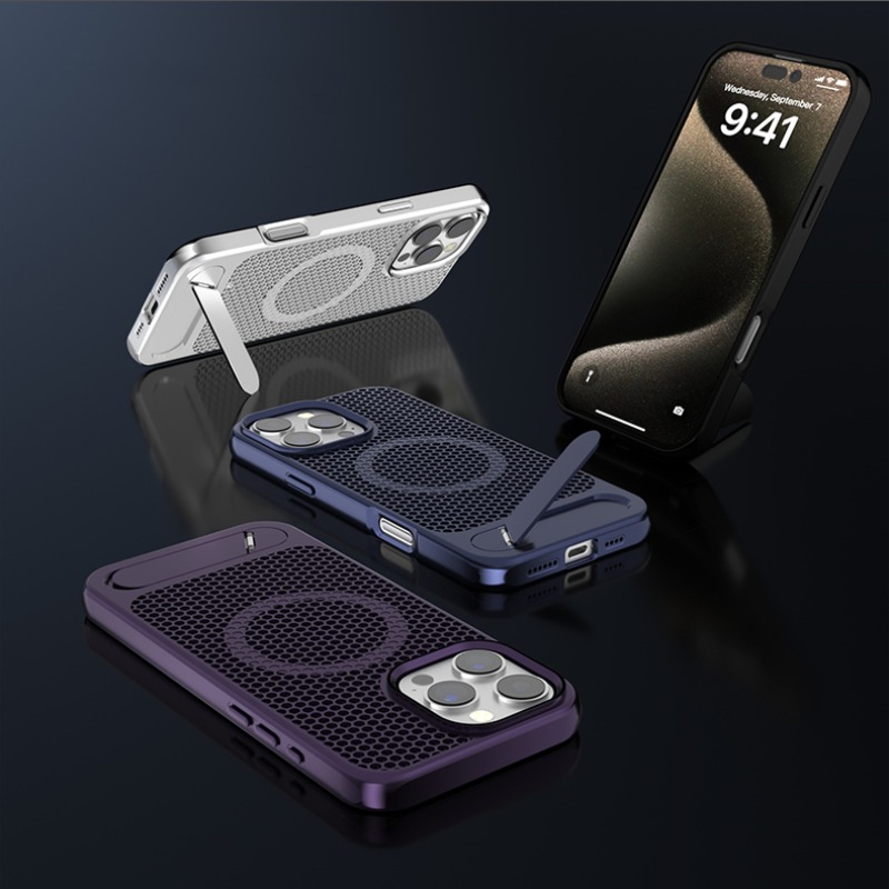 3D hollow Honeycomb Cooling Ma - Phone Cases With Stand recensie en prijs