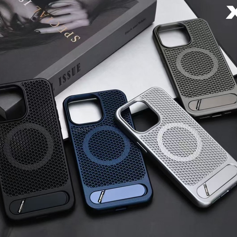 3D hollow Honeycomb Cooling Ma - Phone Cases With Stand recensie en prijs