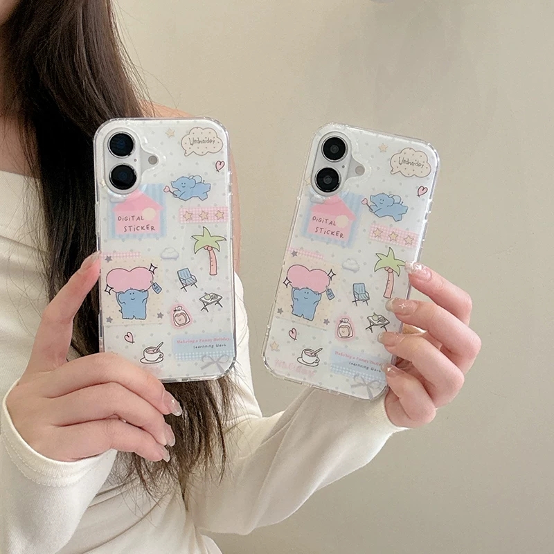 Cute Cartoon Elephant Grabbing - Phone Cases Cute Iphone 13 recensie en prijs