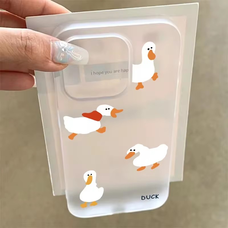 Super Cute Duck Quack Matte Tr - Phone Cases Rugged recensie en prijs