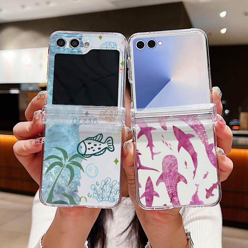Shark Star Patterned Phone Cas - Phone Cases Z Flip 6 recensie en prijs