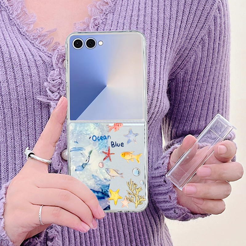 Shark Star Patterned Phone Cas - Phone Cases Z Flip 6 recensie en prijs