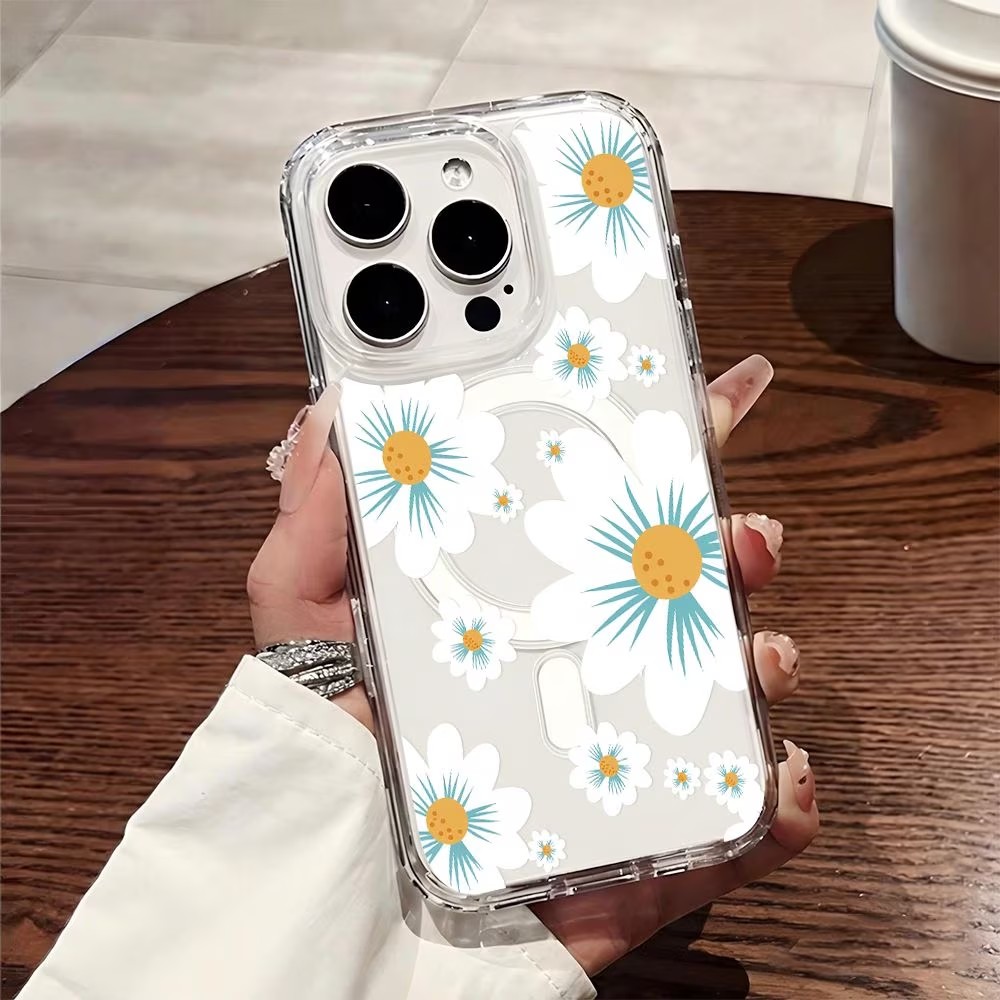 Floral Print Phone Case For iP - Phone Cases With Magnet recensie en prijs