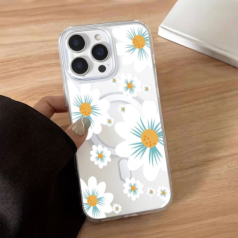 Floral Print Phone Case For iP - Phone Cases With Magnet recensie en prijs