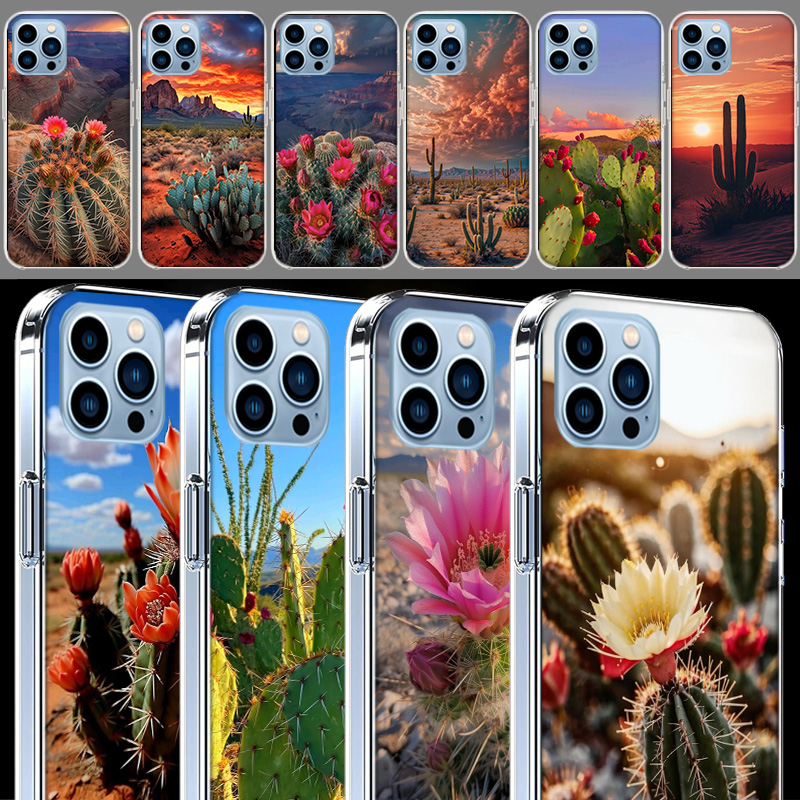Picturesque Desert With Cacti  - Phone Cases Com recensie en prijs