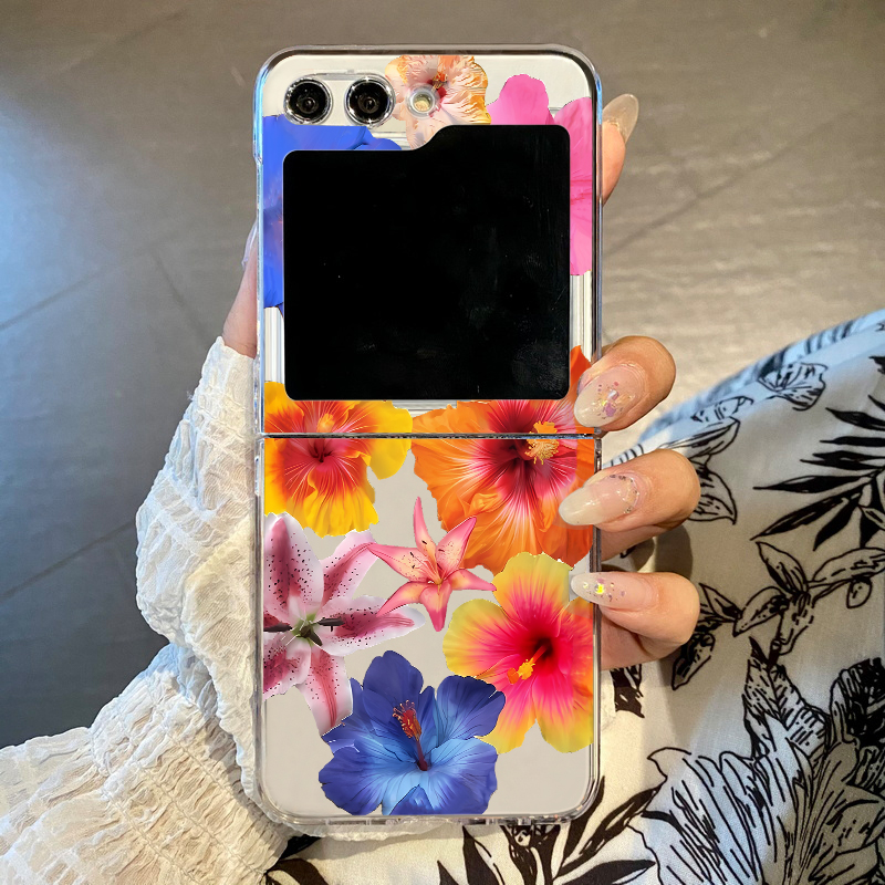 Realistic Floral Print Phone C - Phone Cases Z Flip 6 recensie en prijs