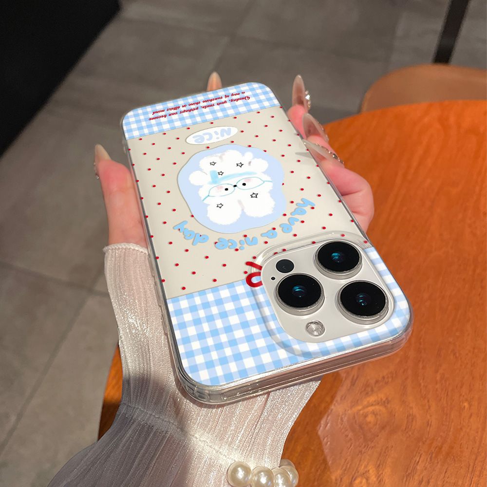 Cartoon Cute Rabbit Red Polka  - Phone Cases Cute Iphone 13 recensie en prijs
