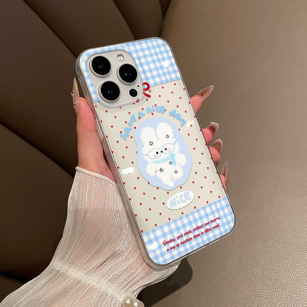 Cartoon Cute Rabbit Red Polka  - Phone Cases Cute Iphone 13 recensie en prijs