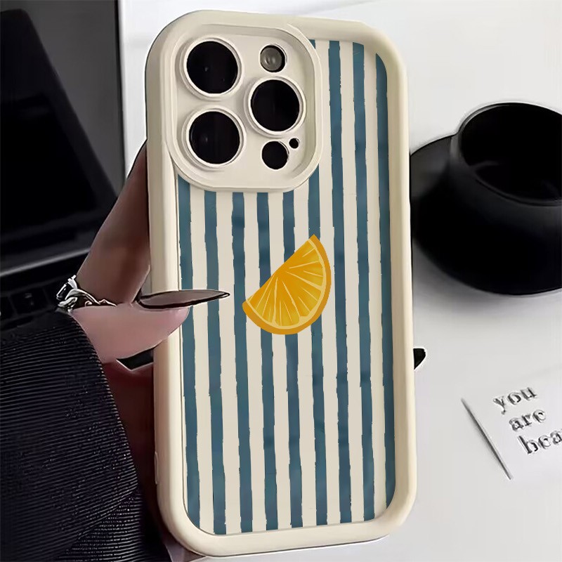 Striped Lemon Slice Pattern Ph - Phone Cases Xr recensie en prijs