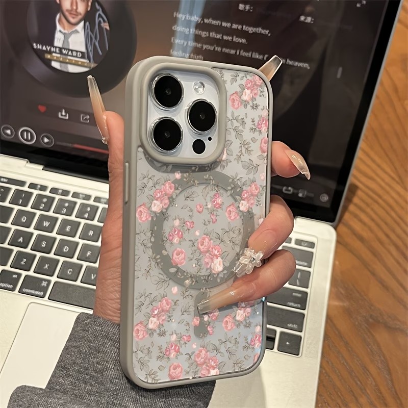 Pink Tiny Rose Clear Magnetic  - Phone Cases With Magnet recensie en prijs