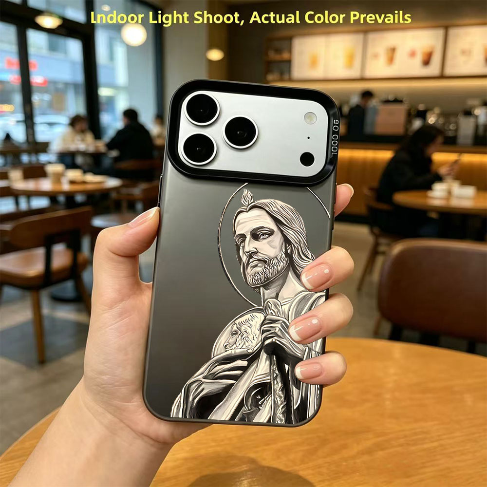 San Judas Tadeo Pattern Design - Phone Cases Iphone 16 Pro Max recensie en prijs