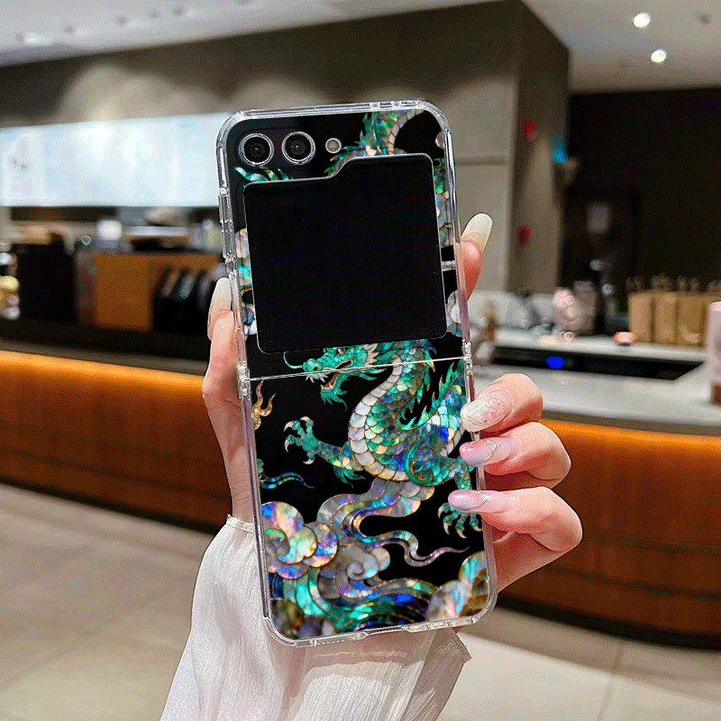 Stylish Tiger Dragon Marble Te - Phone Cases Z Flip 6 recensie en prijs