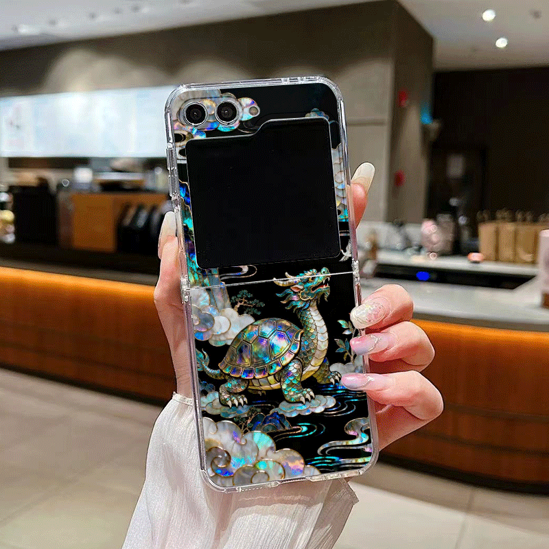 Stylish Tiger Dragon Marble Te - Phone Cases Z Flip 6 recensie en prijs