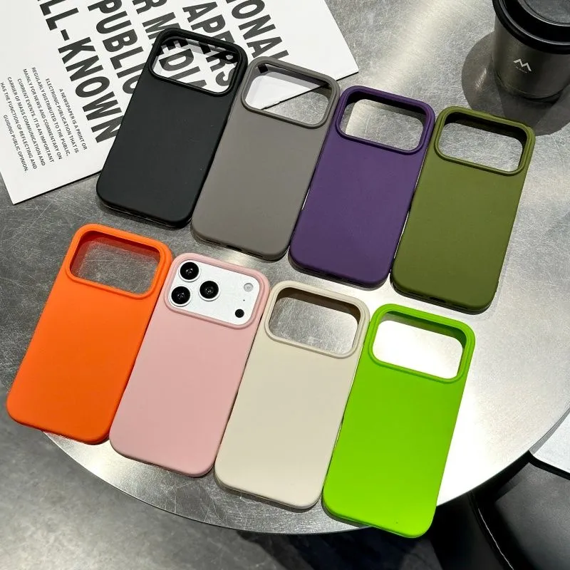 New Matte Solid Color Half Wra - Phone Cases Rugged recensie en prijs