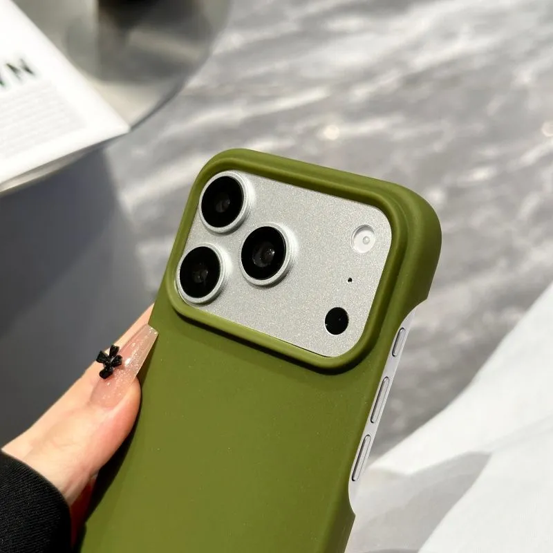 New Matte Solid Color Half Wra - Phone Cases Rugged recensie en prijs