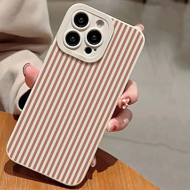 Pink Striped Painted Anti-Drop - Phone Cases Iphone 16 Pro Max recensie en prijs