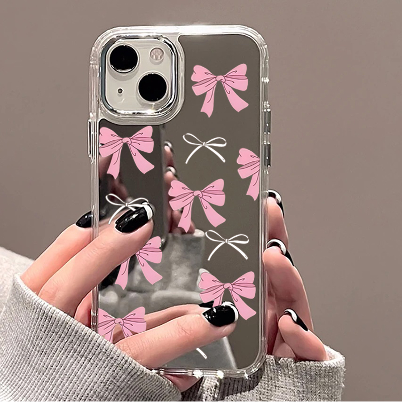 Cute Pink Black Bow Pattern Mi - Phone Cases Cute Iphone 13 recensie en prijs