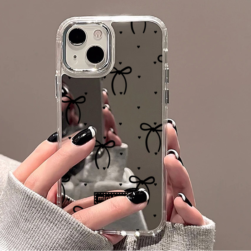 Cute Pink Black Bow Pattern Mi - Phone Cases Cute Iphone 13 recensie en prijs