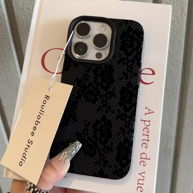 Vogue Black Lace Rose Phone Ca - Phone Cases Vogue recensie en prijs