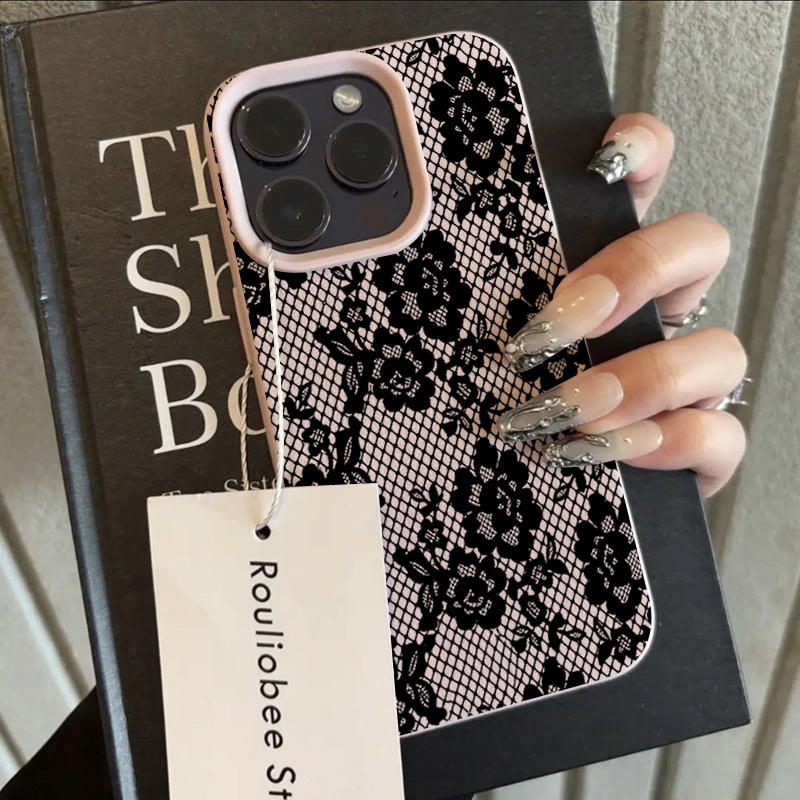 Vogue Black Lace Rose Phone Ca - Phone Cases Vogue recensie en prijs