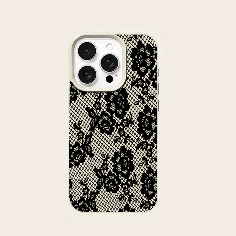 Vogue Black Lace Rose Phone Ca - Phone Cases Vogue recensie en prijs