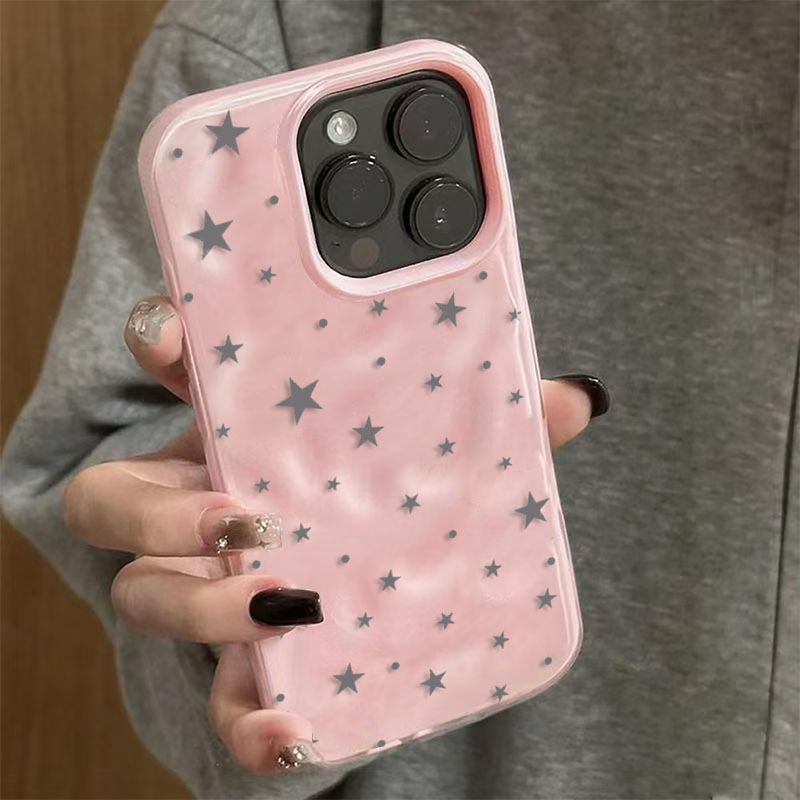 Minimalist Gray-Blue Star Wave - Phone Cases Iphone 16 Pro Max recensie en prijs
