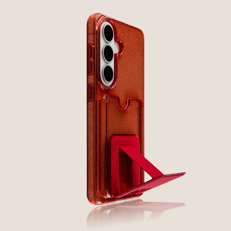 Glitter Transparent Card Walle - Phone Cases With Stand recensie en prijs
