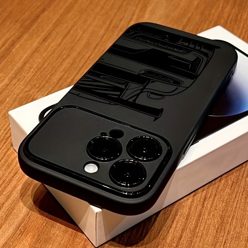 Line-Drawing of a Sports Car P - Phone Cases Rugged recensie en prijs