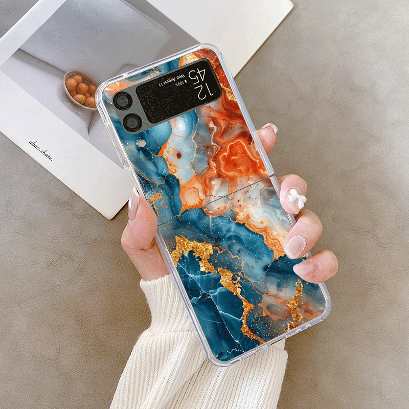 Artistic Colorful Marble Textu - Phone Cases Z Flip 6 recensie en prijs
